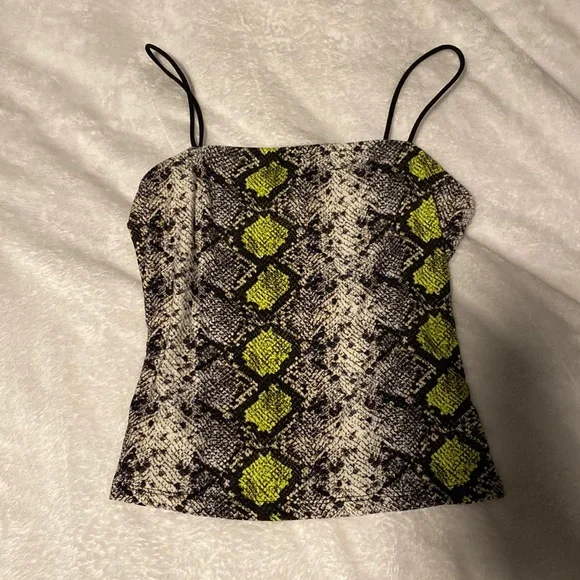❤️ Rue 21 Snakeskin Sleeveless Tank Top - Picture 1 of 2